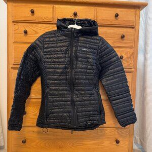Patagonia Ultalight Down Hoody Women's Large Black Like New